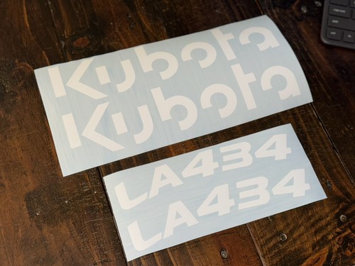 Kubota la434 decals b - kubota, 4)