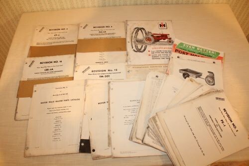 Vintage manuals misc - ih,