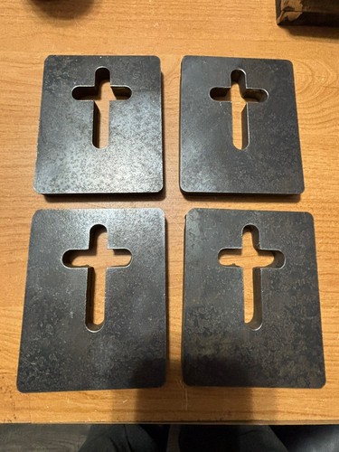 Rwm weld steel crucifix - rwm, weld-on