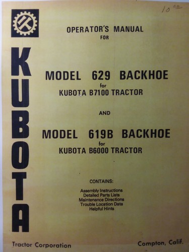 Kubota b6000 b7100 farm - b6000,