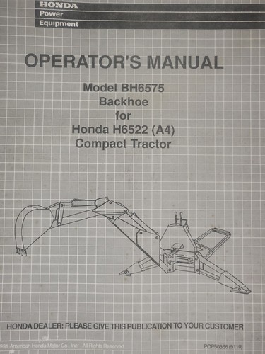 Honda 1991 h6522 - 1991, compact